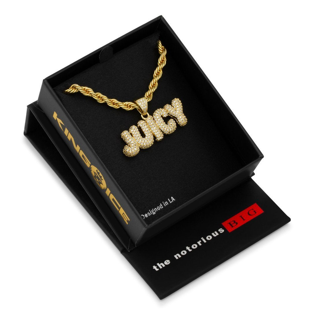 【Notorious B.I.G. x King Ice】☆新作☆Juicy Necklace Notorious B.I.G. x King Ice - Juicy Necklace